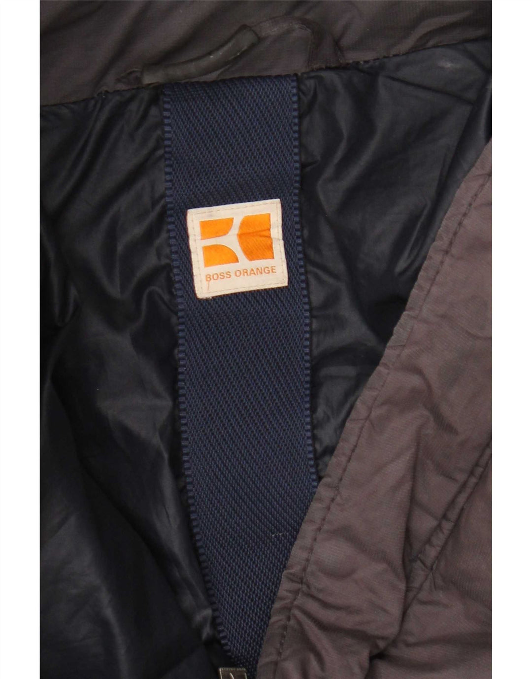 Hugo Boss Mens Jaqueta acolchoada com capuz Reino Unido 38 Médio Marrom