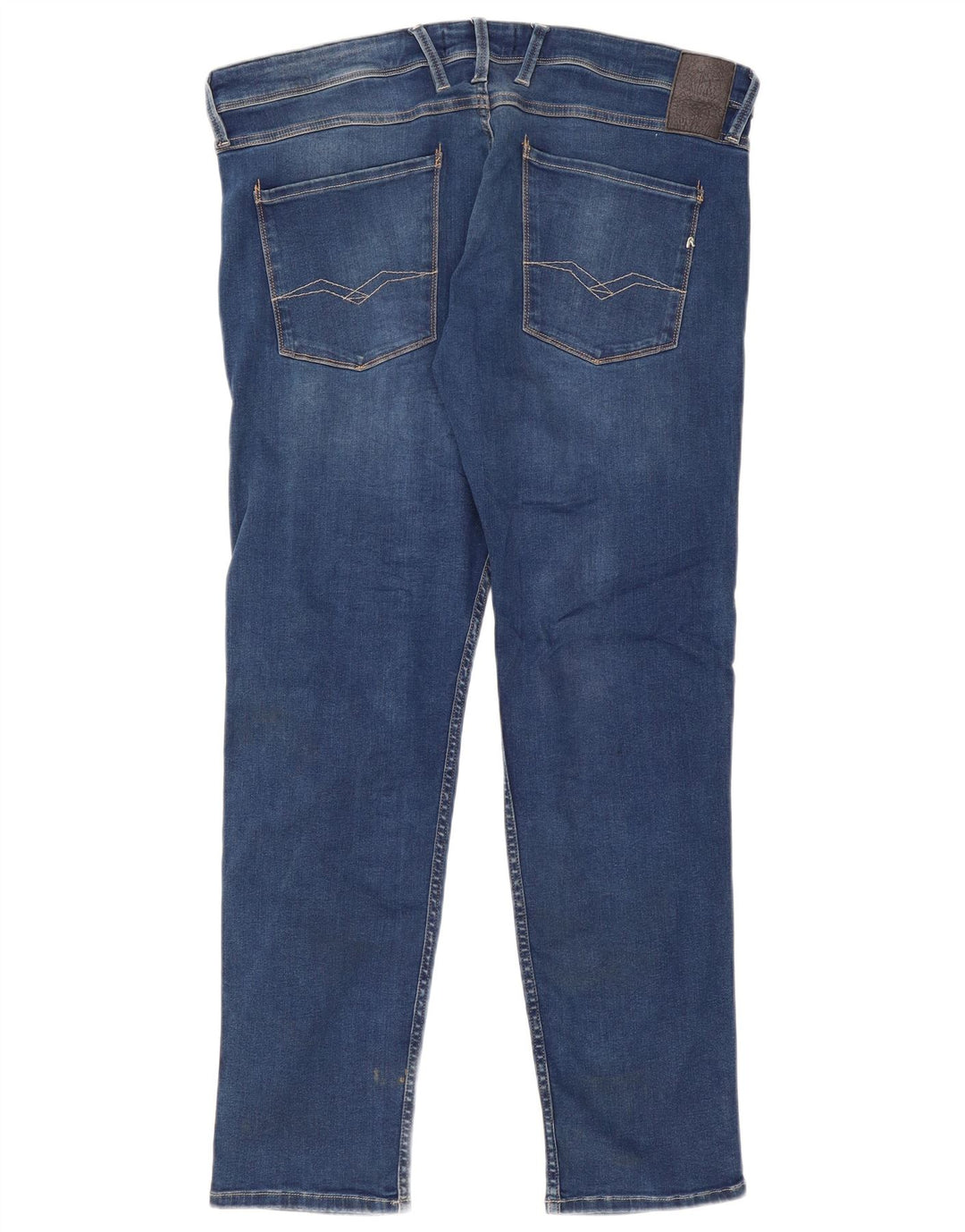 Replay Jeans Slim Masculino W38 L32 Azul Algodão