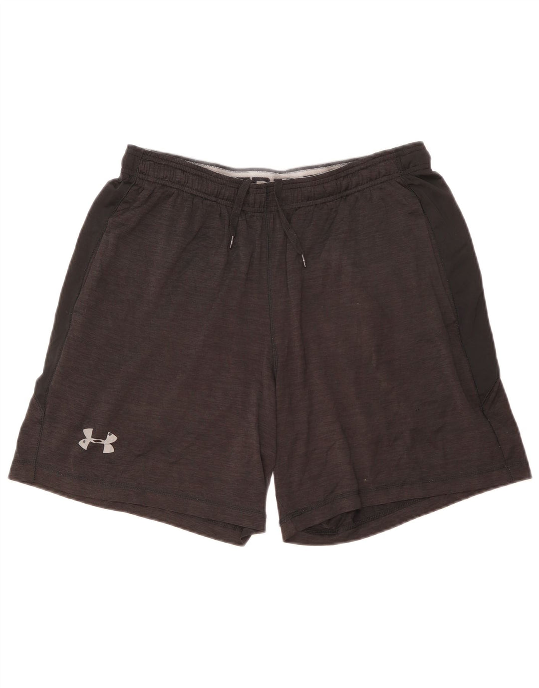 Shorts esportivos masculinos Under Armour grandes pretos manchados