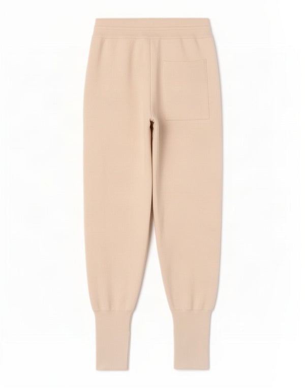 Calça de treino feminina Zara Joggers UK 12 Médio Off White