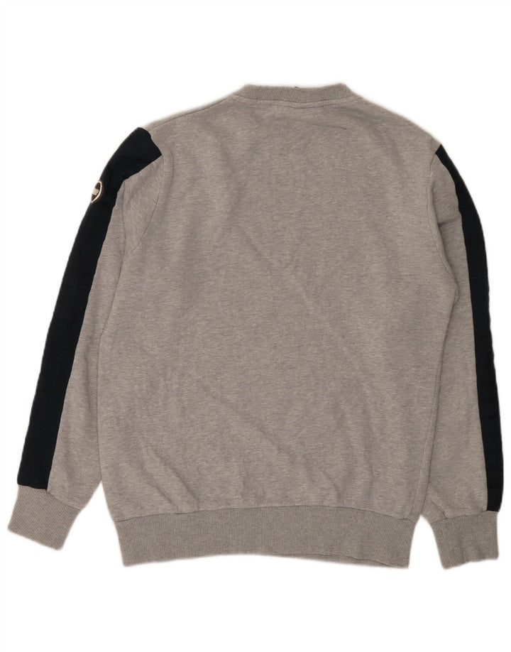 COLMAR moletom masculino jumper pequeno cinza colorblock algodão