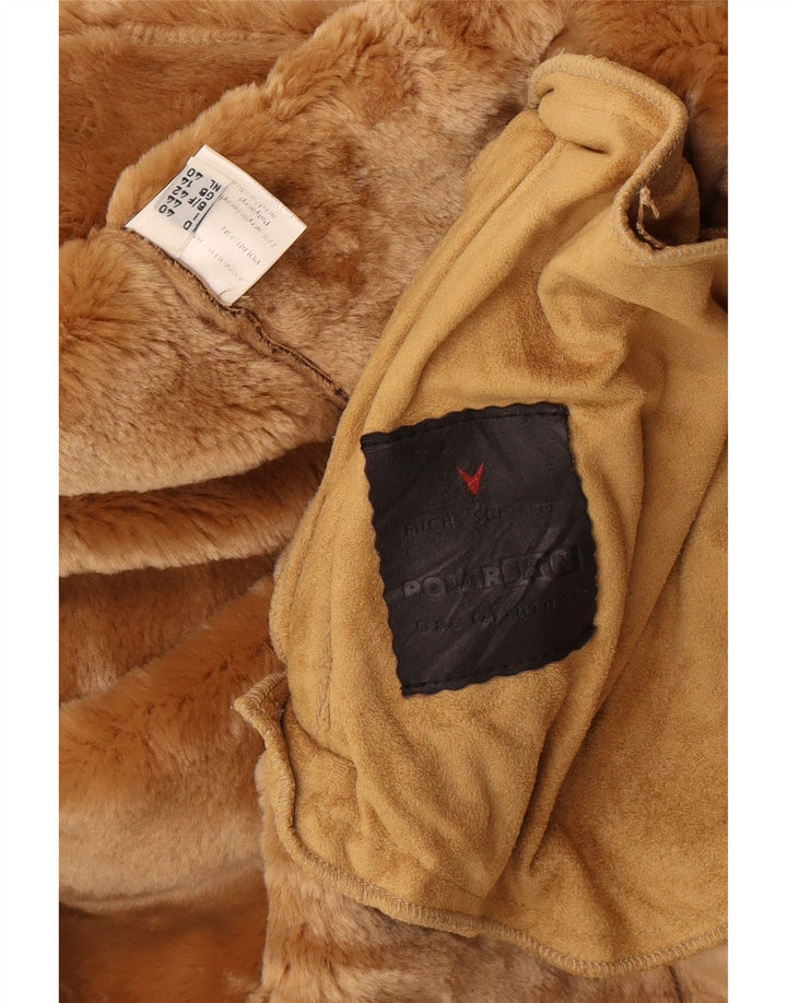 Jaqueta feminina Sherpa FUCHS & SCHMITT Reino Unido 14 pele polar bege médio