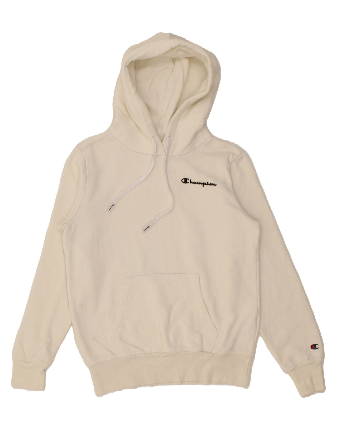 CHAMPION Womens Hoodie Jumper UK 6 XS White Vintage Champion and Second-Hand Champion from Messina Hembry 