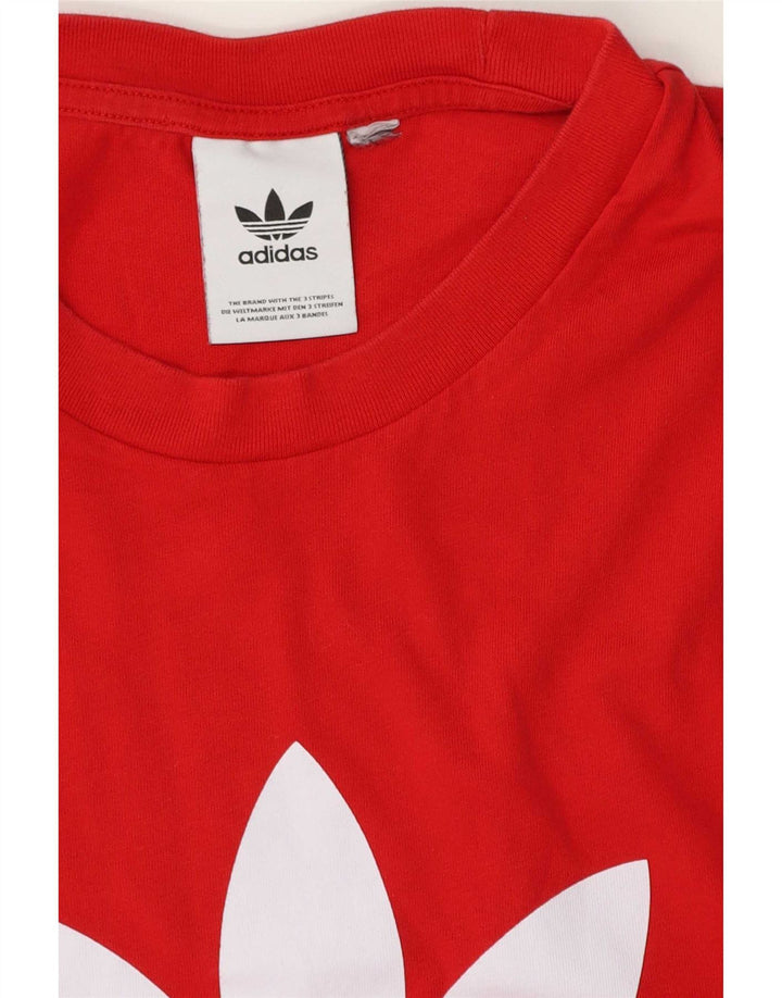 Camiseta Adidas Masculina Regular Graphic Top Grande Vermelho