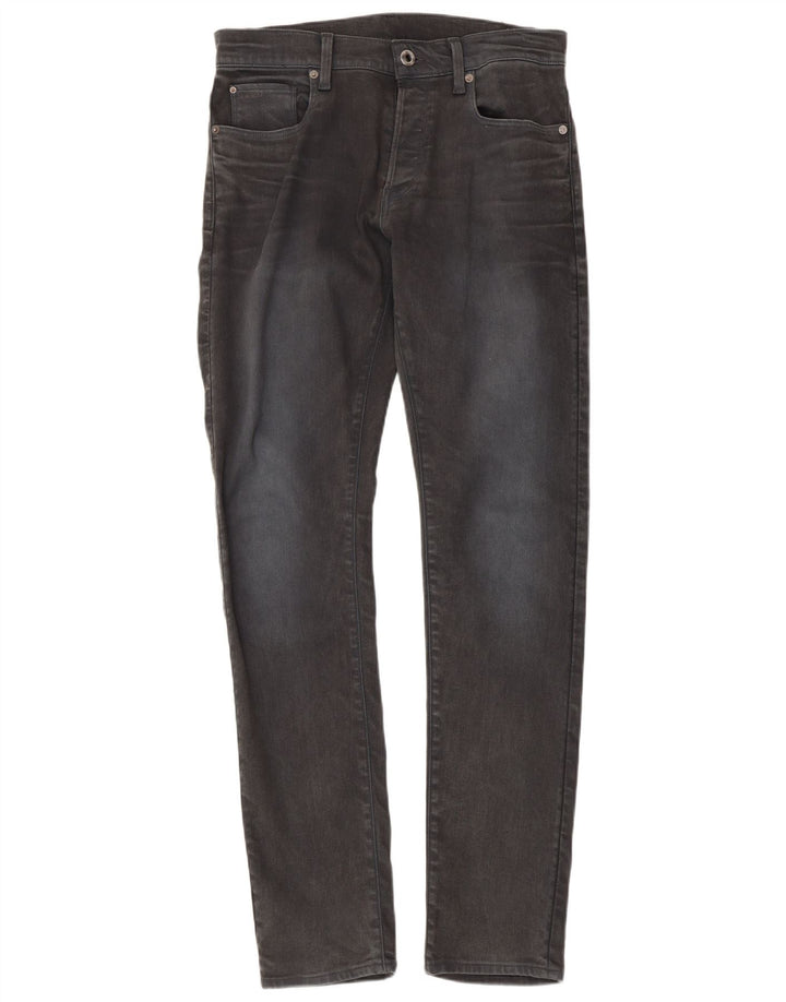 G-STAR Masculino 3301 Jeans Slim W31 L34 Algodão Preto