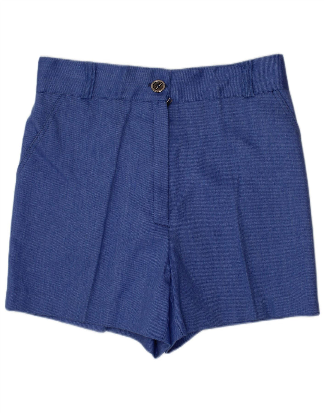 Shorts feminino casual SIVAR IT 40 pequeno W26 algodão azul