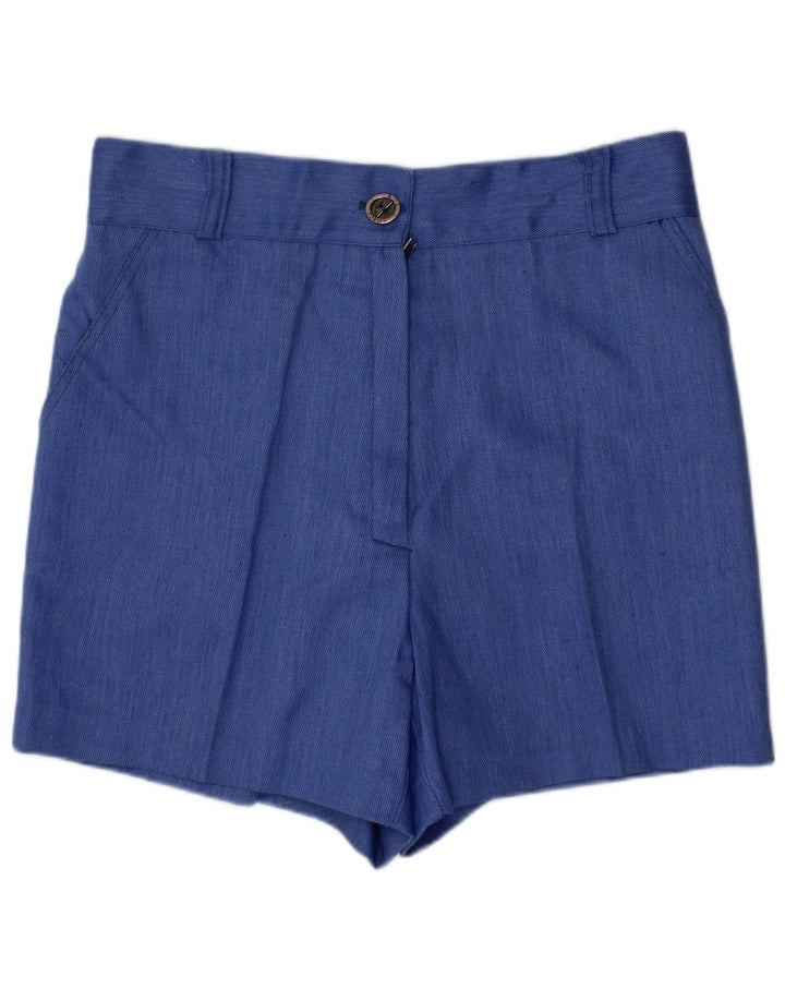 Shorts feminino casual SIVAR IT 40 pequeno W26 algodão azul