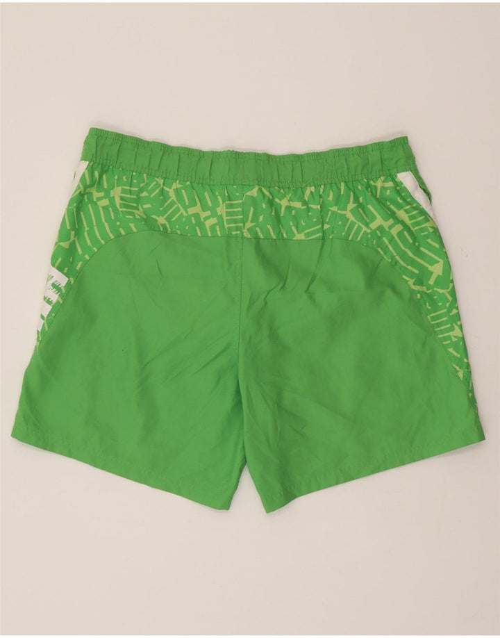 Shorts de natação masculinos PUMA Graphic grande poliéster verde