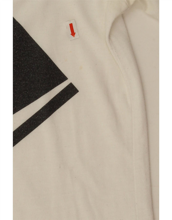 Camiseta Nike Feminina Oversized Graphic Top UK 6 XS Poliéster Branco