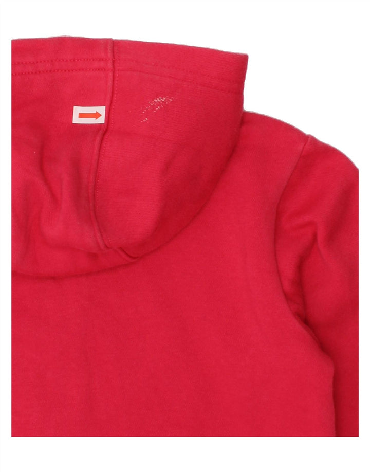 ADIDAS Girls Graphic Zip Hoodie Sweater 2-3 Years Pink Cotton Vintage Adidas and Second-Hand Adidas from Messina Hembry 