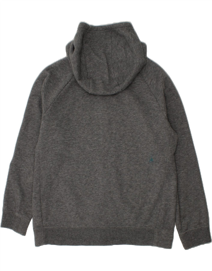 NIKE Boys Zip Hoodie Sweater 12-13 Years Large  Grey Cotton Vintage Nike and Second-Hand Nike from Messina Hembry 