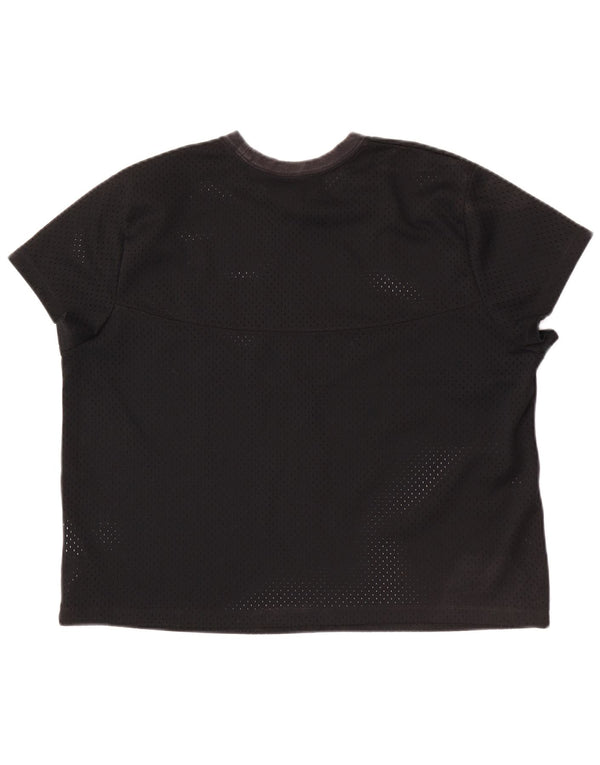Camiseta Nike Feminina Graphic Top UK 18 XL Preto Poliéster