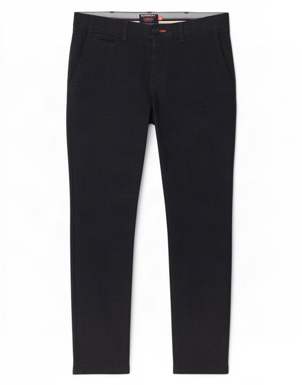 Calça Chino Superdry Masculina Slim W32 L29 Azul Marinho