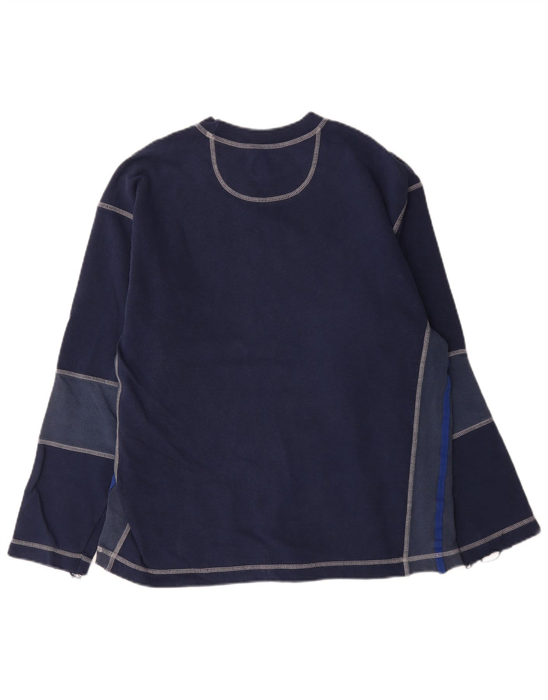 Top masculino Levi's manga comprida médio azul marinho algodão colorblock