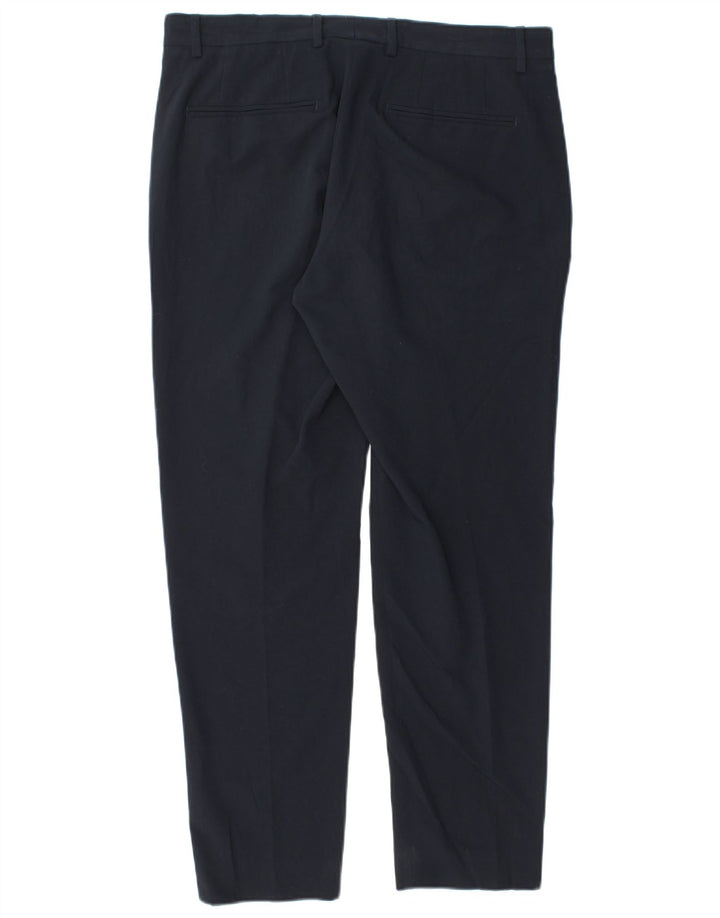 Zara Mens Slim Chino Calças EU 40 Médio W31 L28 Preto
