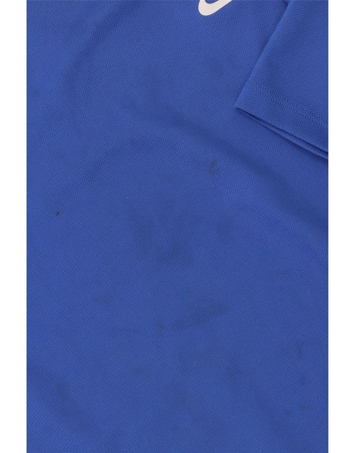 Camiseta Nike Boys Dri Fit Top 10-11 Anos Poliéster Azul Médio