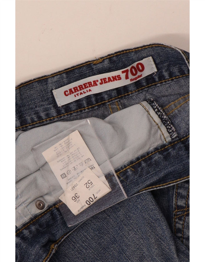 CARRERA Masculino 700 Regular Fit Jeans Reto W36 L30 Azul Algodão