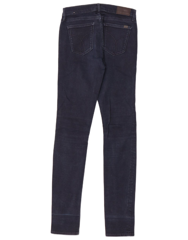 Calça Jeans Skinny Calvin Klein Feminina Cintura Média W26 L32 Azul Algodão