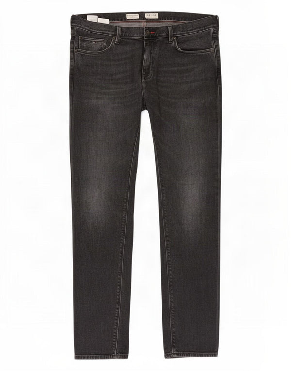 Tommy Hilfiger Mens Bleecker Slim Jeans W36 L32 Grey Cotton