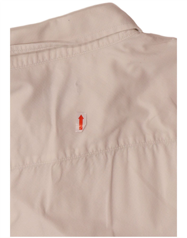 Camisa masculina BENETTON XL algodão branco