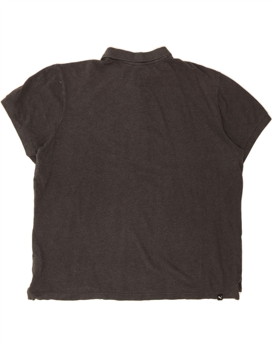 PUMA Mens Polo Shirt 2XL Grey Cotton Vintage Puma and Second-Hand Puma from Messina Hembry 
