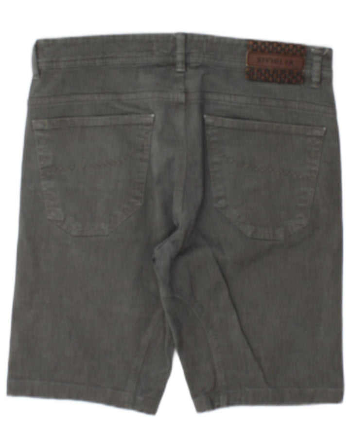 Shorts casual masculino SIVIGLIA W32 algodão cinza médio