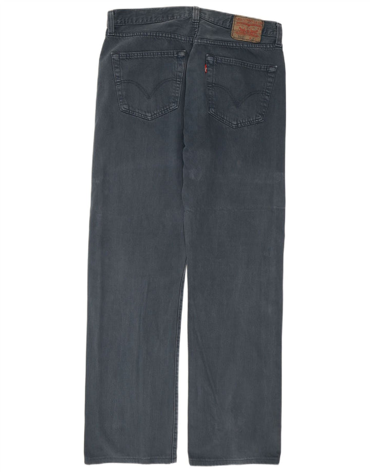 Jeans Levi's 501 Straight Masculino W34 L34 Azul Marinho