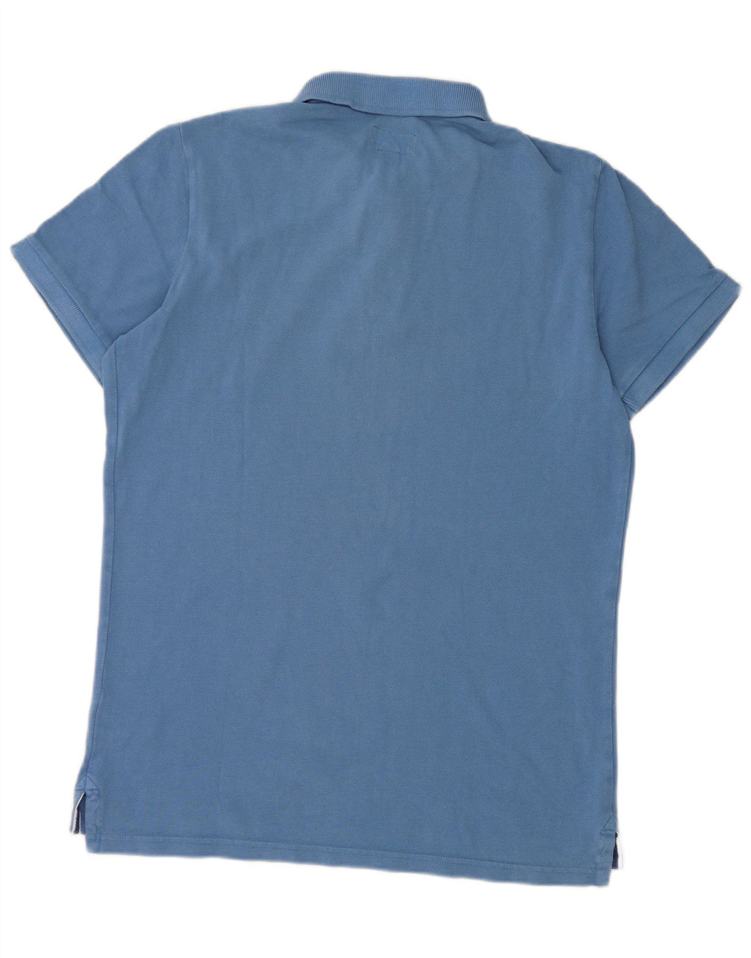Camisa polo masculina Superdry grande algodão azul