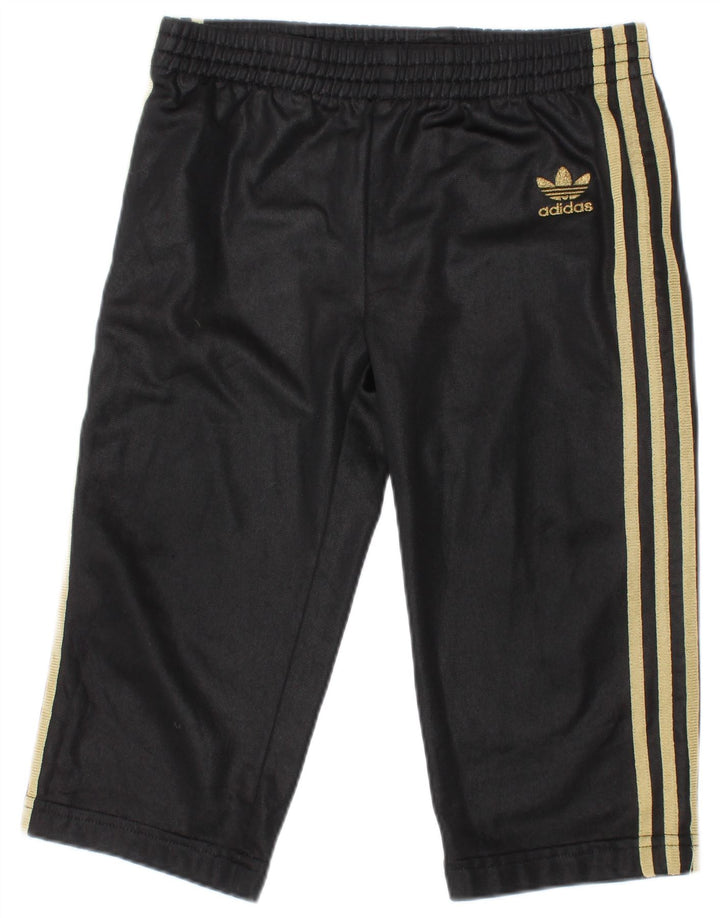 Calças de treino Adidas meninos 2-3 anos preto poliéster