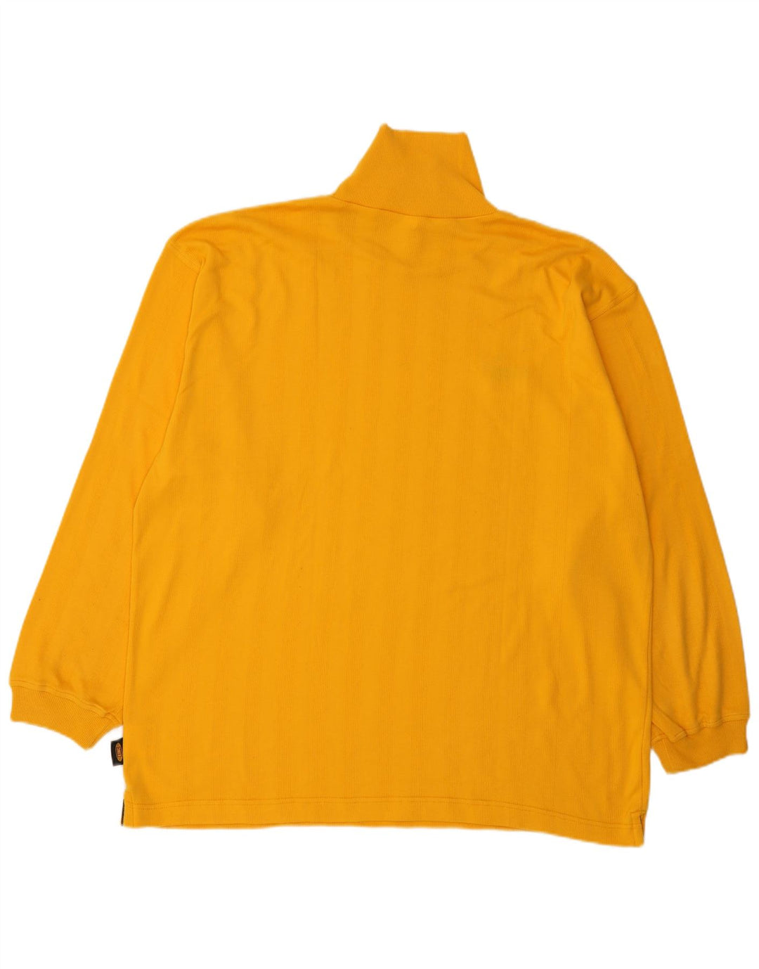 Puma Mens Top Manga Longa XL Amarelo Listrado Algodão