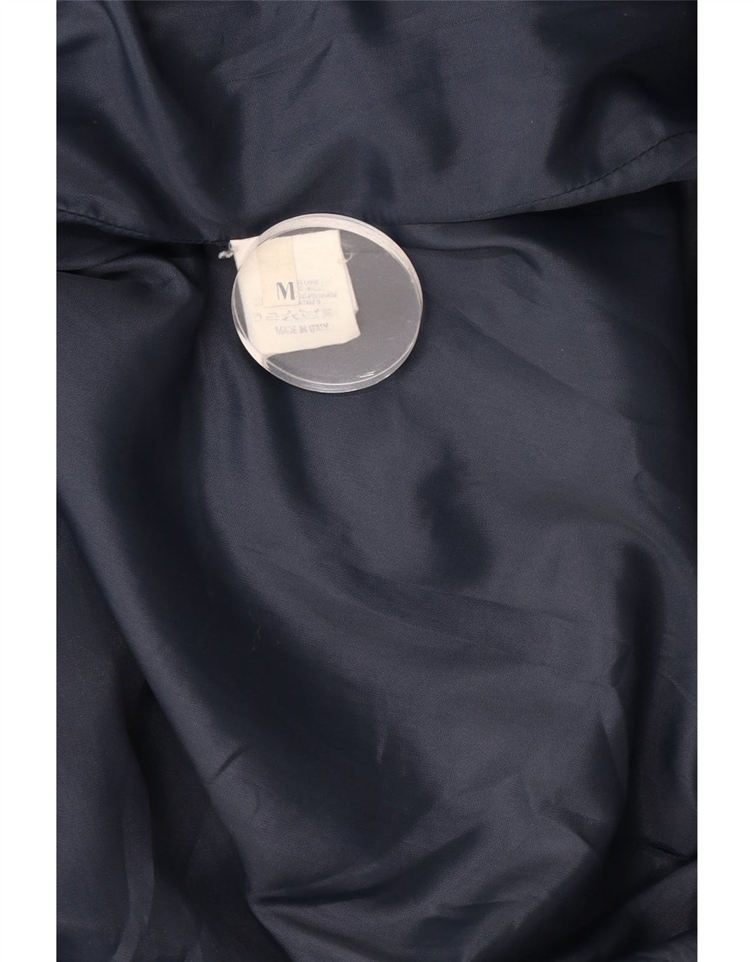 Casaco Duffle Feminino Vintage Oversized Reino Unido 14 Lã Azul Marinho Médio