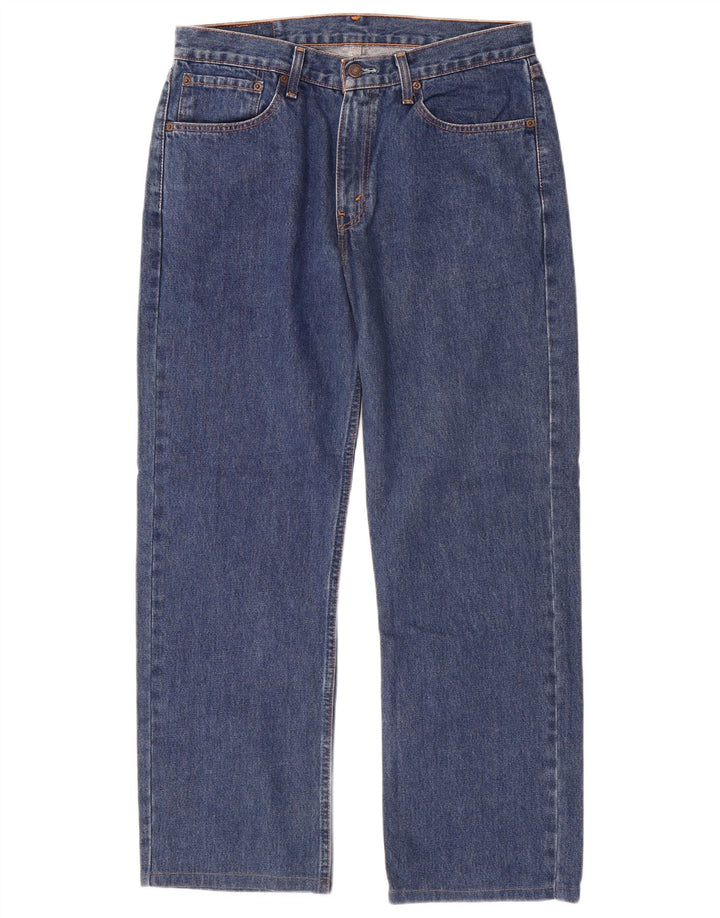 LEVI'S Masculino 751 Straight Jeans W34 L29 Azul Algodão