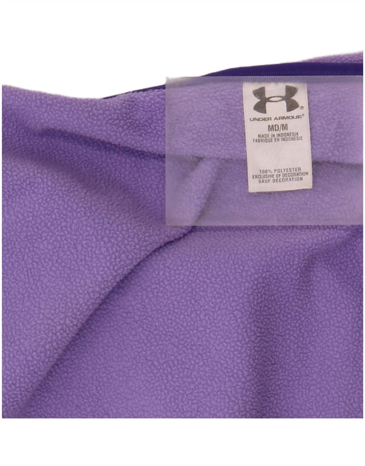 UNDER ARMOUR Suéter masculino com capuz médio roxo poliéster