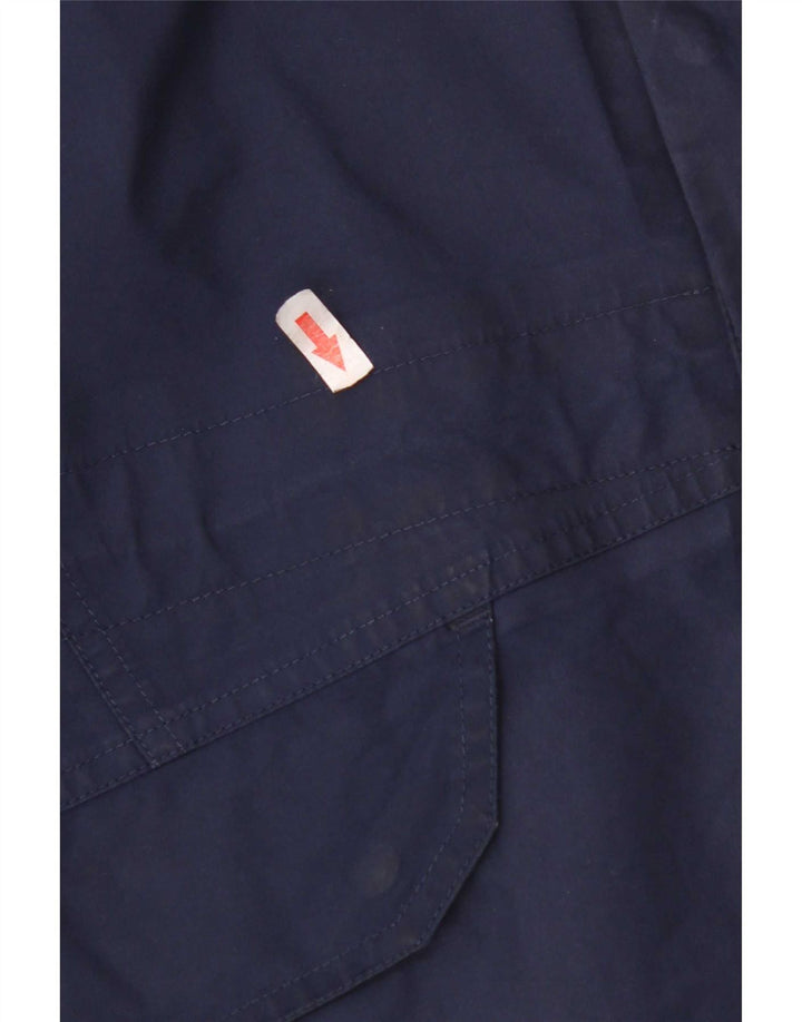 Jaqueta de chuva masculina Berghaus com capuz UK 44 2XL poliéster azul marinho
