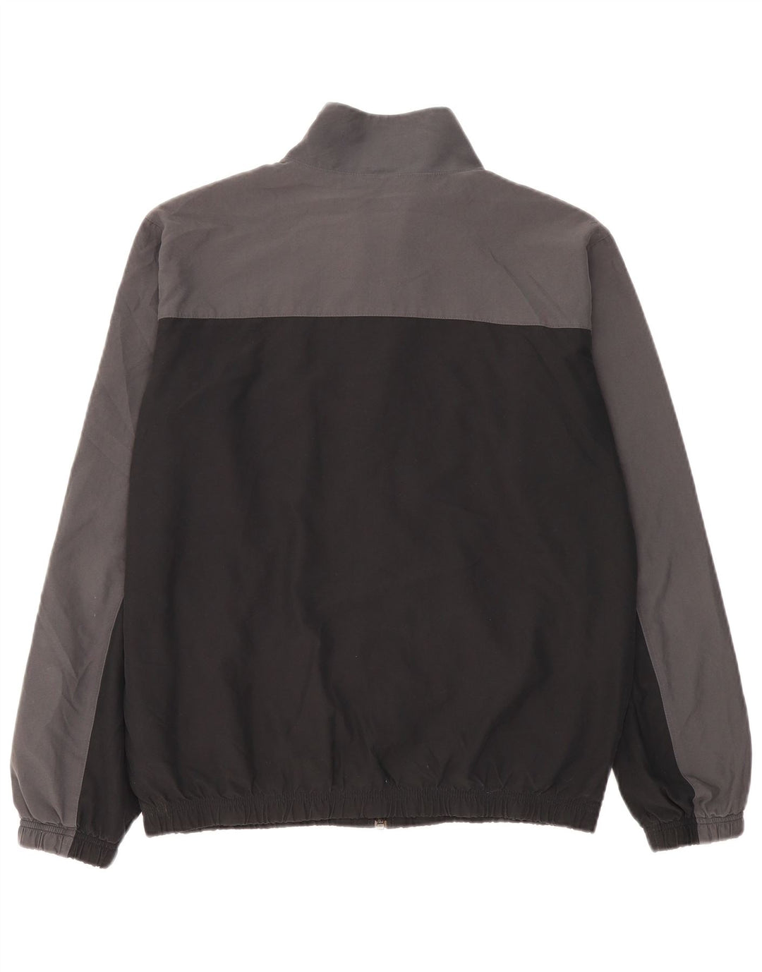Jaqueta Nike masculina de agasalho grande cinza colorblock poliéster