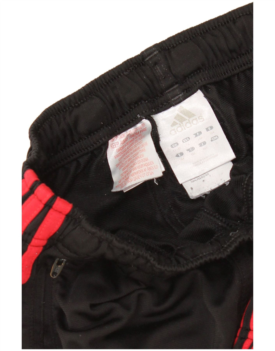 Adidas meninos calças de treino joggers 13-14 anos preto poliéster