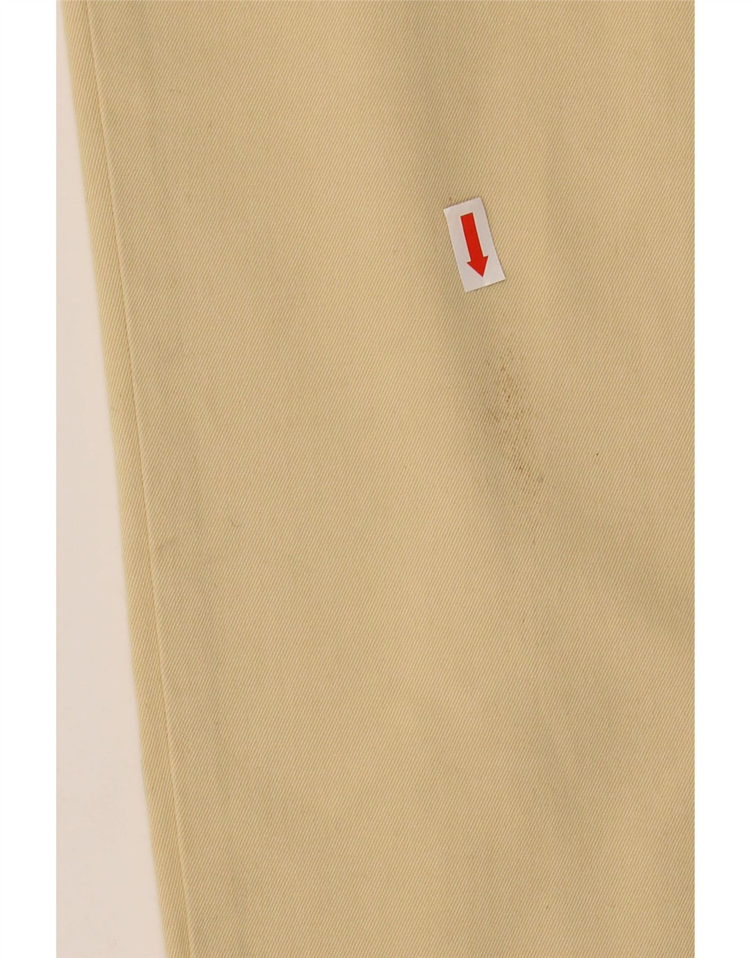 THINK PINK Mens Straight Casual Trousers W30 L29 Yellow Cotton Vintage Think Pink and Second-Hand Think Pink from Messina Hembry 