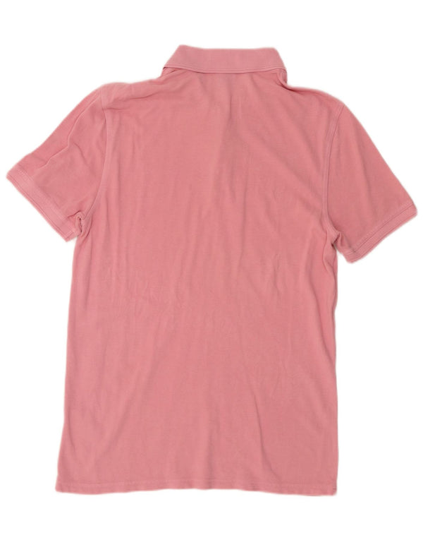 Camisa polo masculina Hugo Boss Slim Fit médio algodão rosa