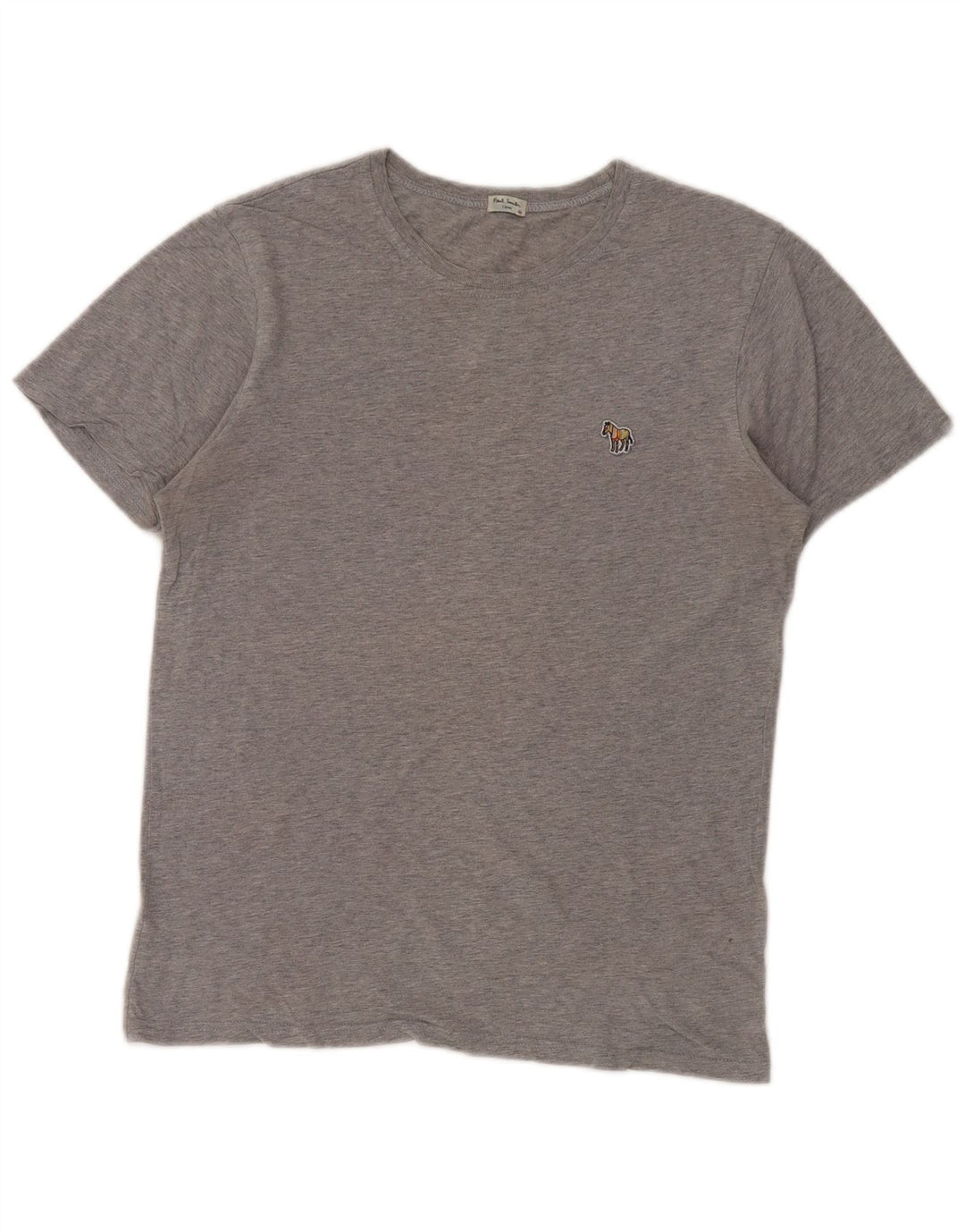 Camiseta masculina Paul Smith de algodão cinza médio
