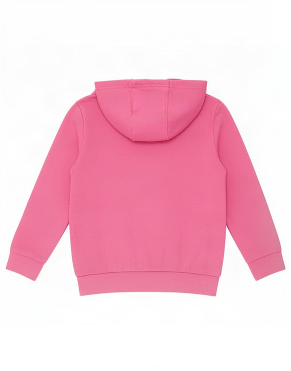 Suéter com capuz gráfico feminino Adidas 5-6 anos algodão rosa