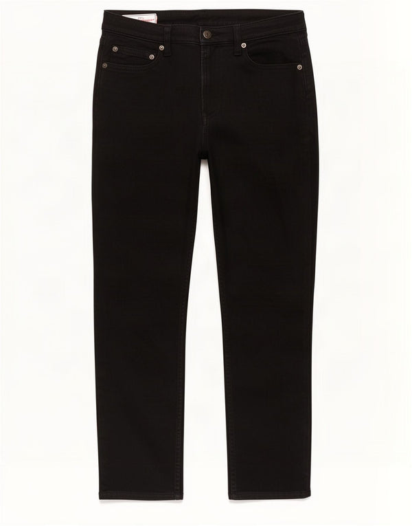 Jeans feminino Gap vintage cropped cintura média slim W29 L25 algodão preto