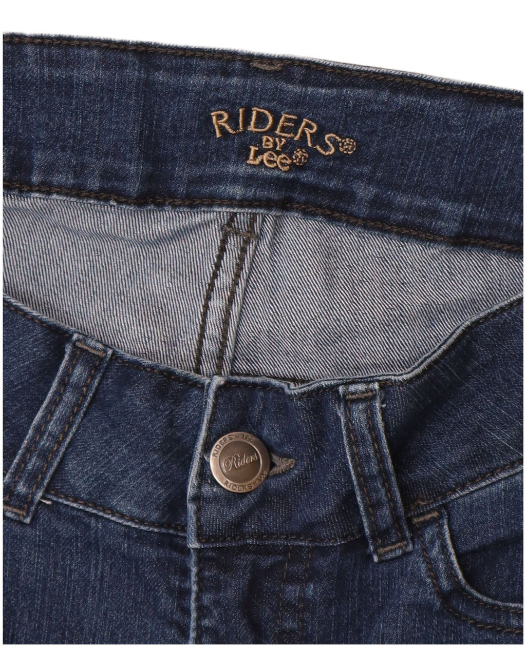 LEE Womens Riders Loose Fit Capri Jeans EUA 8 Médio W28 L18 Algodão Azul