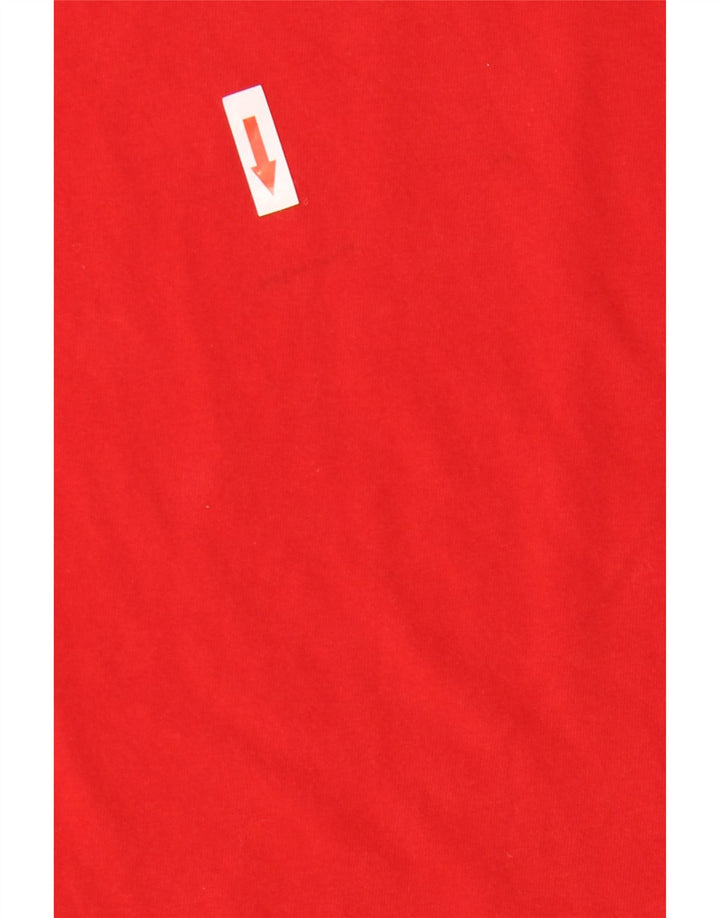 Camiseta Adidas Masculina Climalite Top Médio Algodão Vermelho
