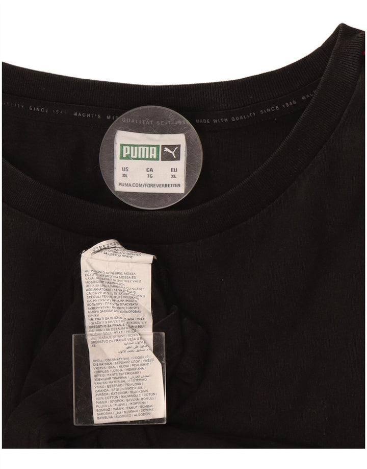 Camiseta masculina PUMA Top XL algodão preto