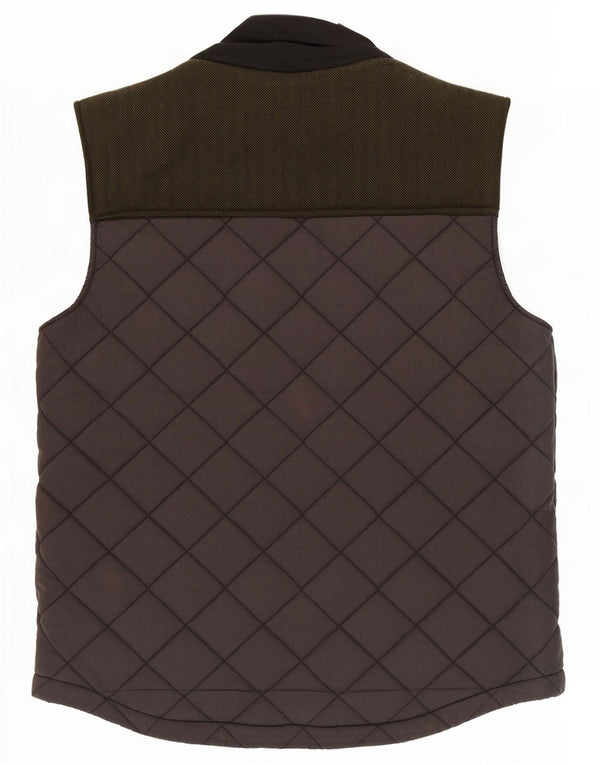 Jack Wills Mens Quilted Gilet UK 36 Pequeno Cinza