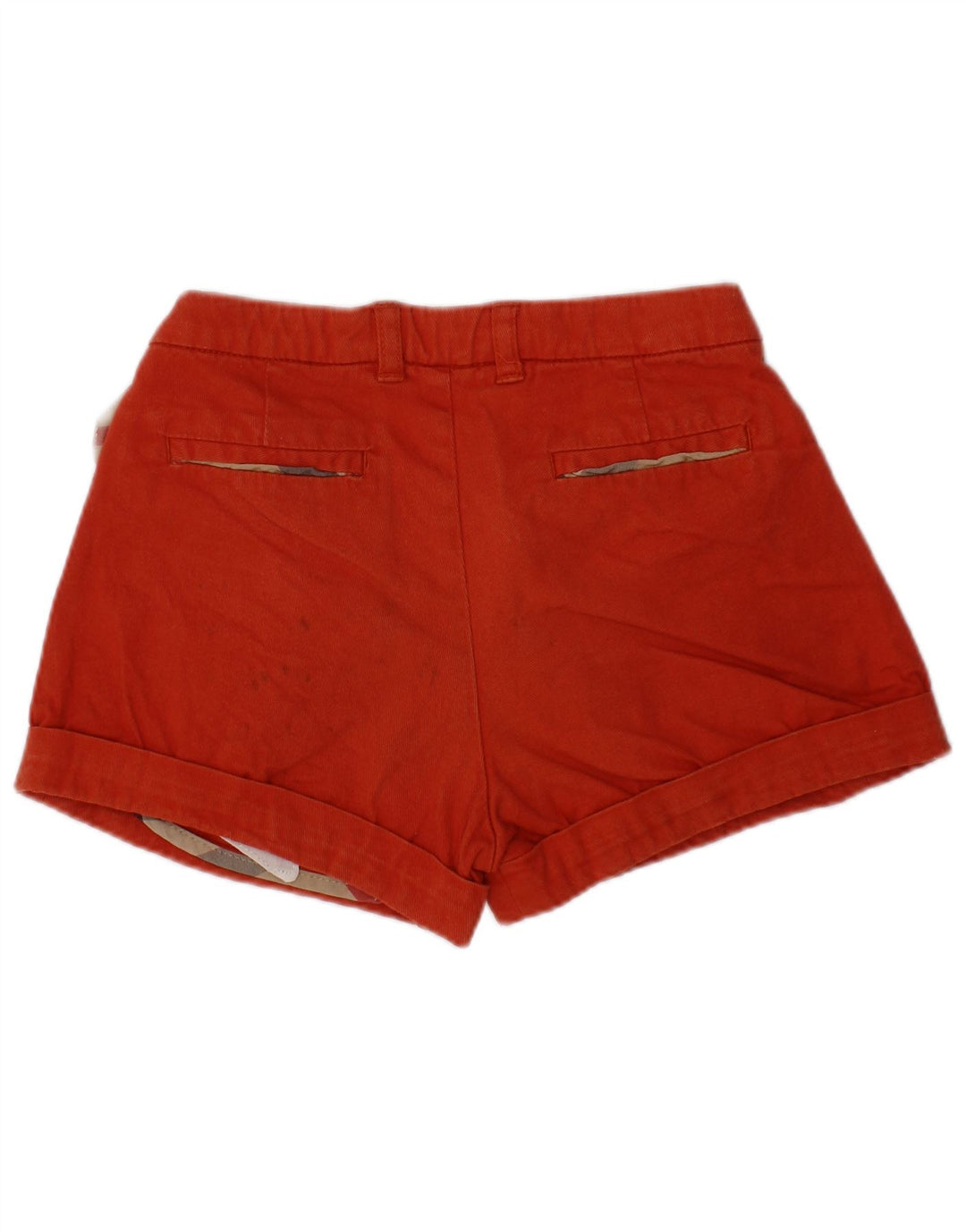 Burberry Girls Chino Shorts 5-6 anos W22 algodão vermelho clássico