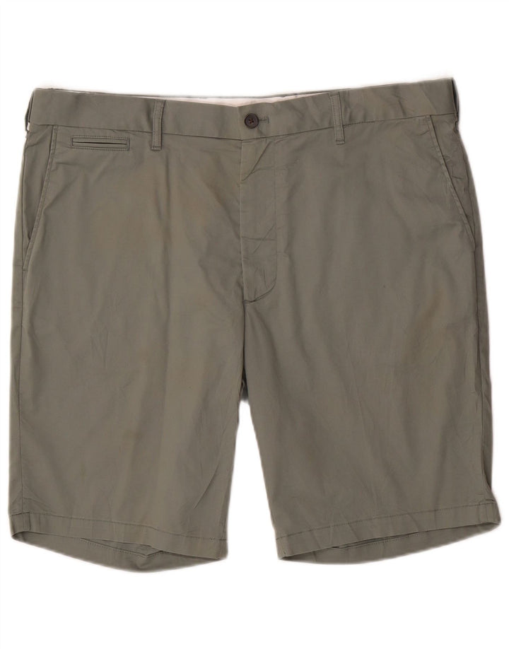 Shorts chino masculino Marks & Spencer W38 XL algodão cáqui