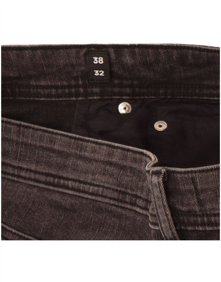 Jeans masculinos Jack & Jones Slim W38 L32 algodão cinza