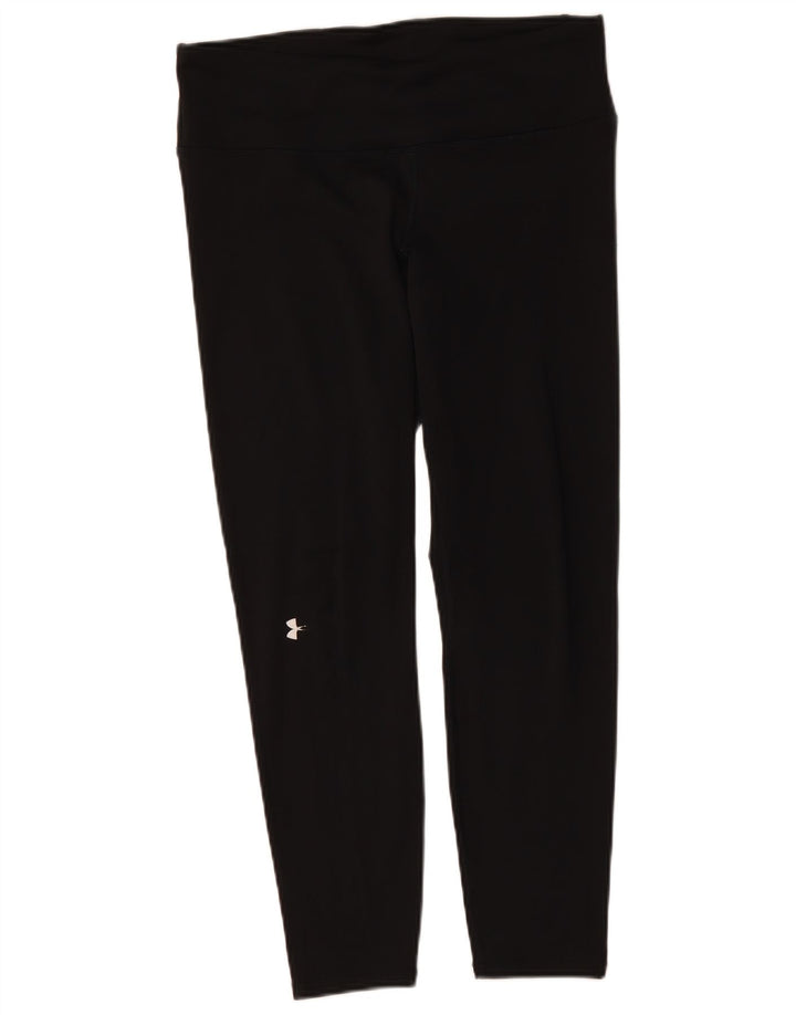 UNDER ARMOUR Leggings feminino Cold Gear Reino Unido 14 grande poliéster preto