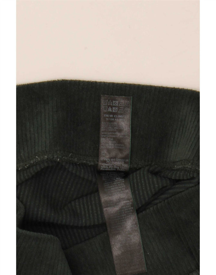 Leggings femininos Marks & Spencer Reino Unido 10 pequeno algodão verde